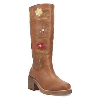 Dingo Bloom Women's Mid-Calf Leather Boots