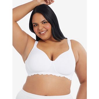 The Zoey Lace Band Lightly Padded Wireless T-Shirt Bra