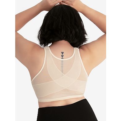 The Nora - Shimmer Support Back Lace Front-Closure Bra