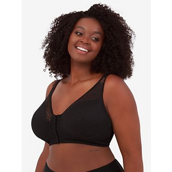 The Nora - Shimmer Support Back Lace Front-Closure Bra