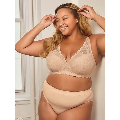 The Willow - Lightly Padded Lace Plunge Underwire Bra