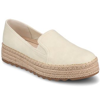 Journee Catalina Women's Slip-On Round Toe Espadrille Shoes