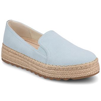 Journee Catalina Women's Slip-On Round Toe Espadrille Shoes
