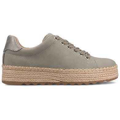 Journee Cosima Women's Lace-Up Round Toe Sneakers