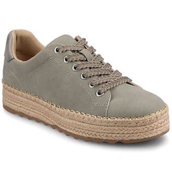 Journee Cosima Women's Lace-Up Round Toe Sneakers