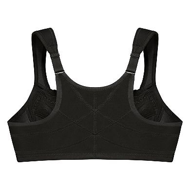 Plus Size Glamorise WonderWire Front-Closure Posture Lace Bra
