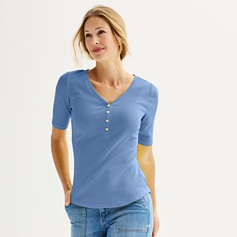 Women's Sonoma Goods For Life® Slim-Fit Henley