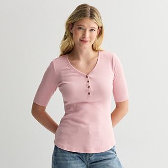 Women's Sonoma Goods For Life® Slim-Fit Henley