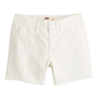 Girls 6-20 SO® The Everyday Pull-On Denim Shorts in Regular & Plus Size