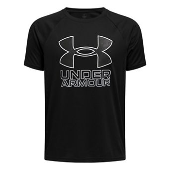 Boys 8-20 Under Armour Hybrid Print Tech Tee in Regular & Husky
