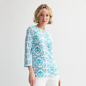 Women's Croft & Barrow® Boatneck Top