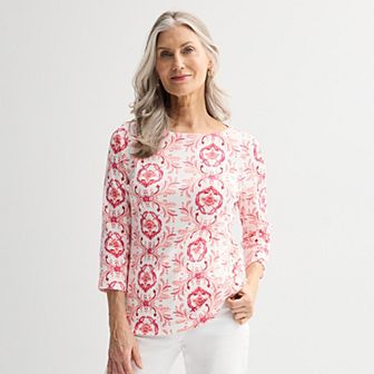 Women's Croft & Barrow® Boatneck Top