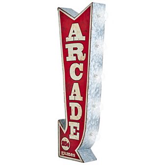 American Art Décor Vintage LED Neon-Like Arcade Wall Decor