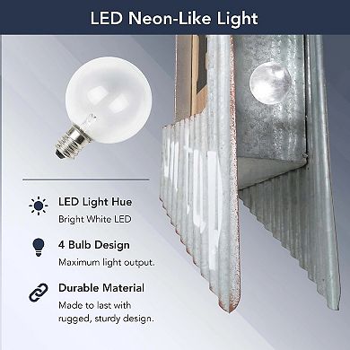 American Art Décor Beer on Tap LED Marquee Wall Decor