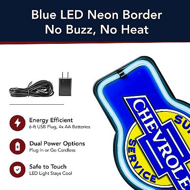 American Art Décor Chevrolet LED Sign Wall Decor