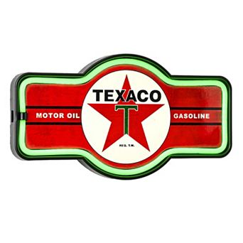 American Art Décor LED Neon Texaco Wall Decor