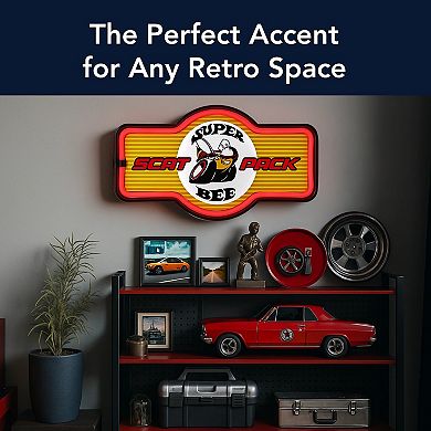 American Art Décor Dodge Super Bee LED Neon Rope Wall Decor
