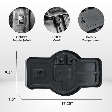 American Art Décor LED Neon Rope Route 66 Service Station Sign Wall Decor