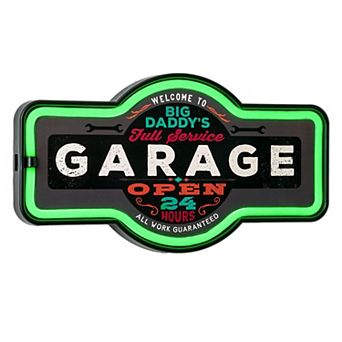 American Art Décor Big Daddy Garage LED Neon Rope Wall Decor