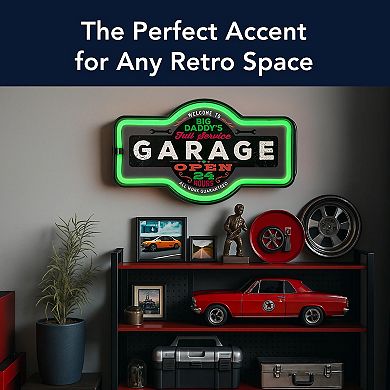 American Art Décor Big Daddy Garage LED Neon Rope Wall Decor