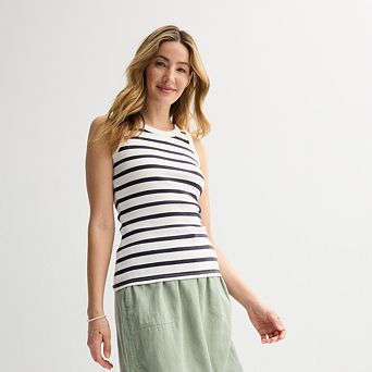 Petite Sonoma Goods For Life® High Neck Layering Tank Top