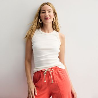 Petite Sonoma Goods For Life® High Neck Layering Tank Top