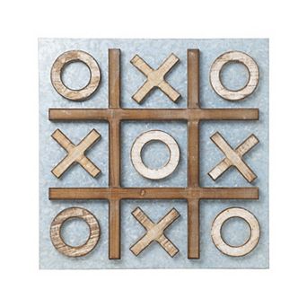 American Art Décor Magnetic Tic Tac Toe Board Game Set