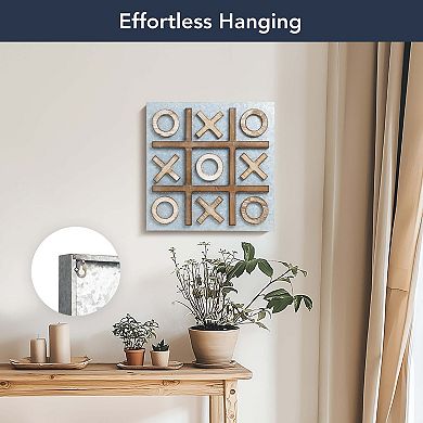 American Art Décor Magnetic Tic Tac Toe Board Game Set