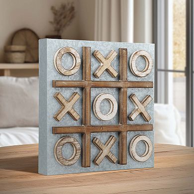 American Art Décor Magnetic Tic Tac Toe Board Game Set