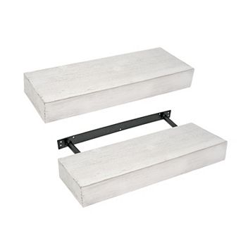 American Art Décor 2 pc Floating Wall Shelves