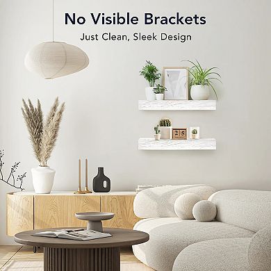 American Art Décor 2-pc. Floating Wall Shelves