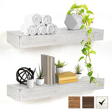 American Art Décor 2-pc. Floating Wall Shelves