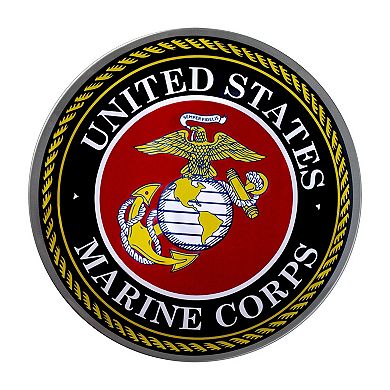 American Art Décor Dome Shaped USMC Metal Wall Art Sign Wall Decor