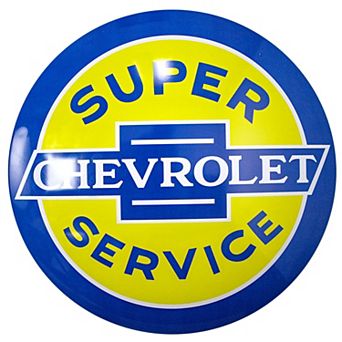 American Art Décor Chevy Super Service Dome Wall Decor