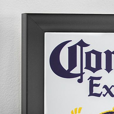 American Art Décor Corona Extra Framed Printed Mirror Wall Art