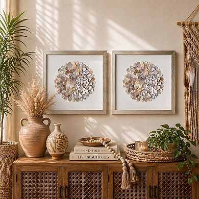 American Art Décor A Shell of a Time 2-pc. Framed Wall Art Set