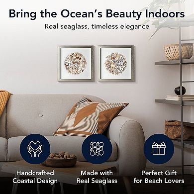 American Art Décor A Shell of a Time 2-pc. Framed Wall Art Set