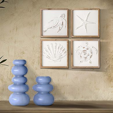 American Art Décor Marine Maties 4-pc. Medallions Wall Art