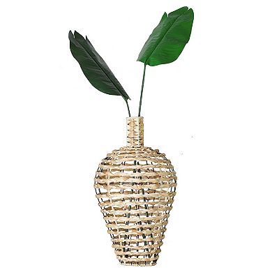 American Art Décor Turtle Grass Basket Floor Decor