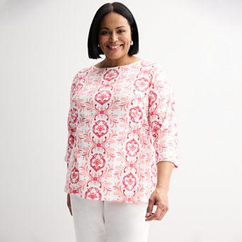 Plus Size Croft & Barrow® Boatneck Top
