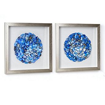 American Art Décor Coastal Framed Wall Decor Set of 2