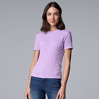Women's Simply Vera Vera Wang Textured Tee