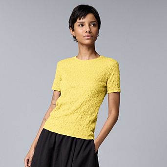 Women's Simply Vera Vera Wang Textured Tee