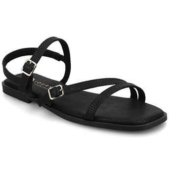 Journee Brianna Women's Ankle Strap Sandals