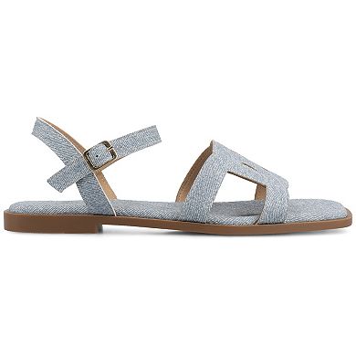 Journee Women's Bridey Ankle Strap Sandals