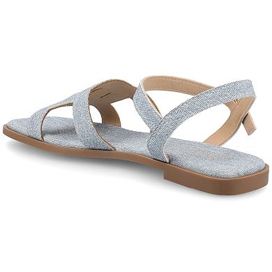 Journee Women's Bridey Ankle Strap Sandals