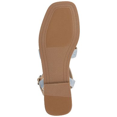 Journee Women's Bridey Ankle Strap Sandals