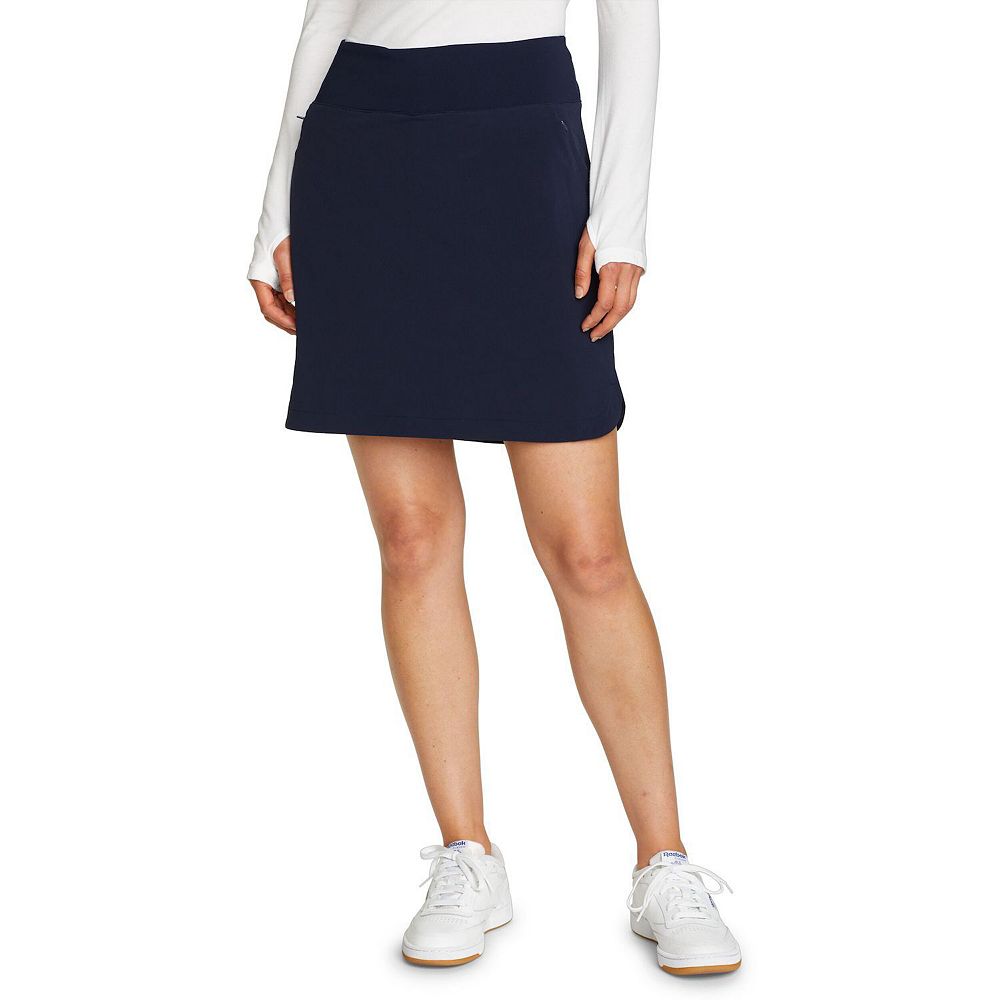 Skort Eddie Bauer Femme Taille 10 – Bleu Marine – Actif – Doublé – Parfait Pour La Randonnée