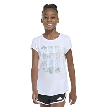 Girls 8-20 adidas Cap Sleeve Tee