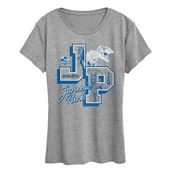 Women's Jurassic World Collegiate Letterman Graphic Tee